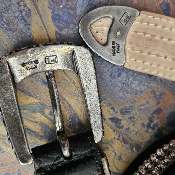 Black rhinestone belt - Picture 2 of 2